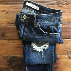 KanCan Distressed Skinny Jeans